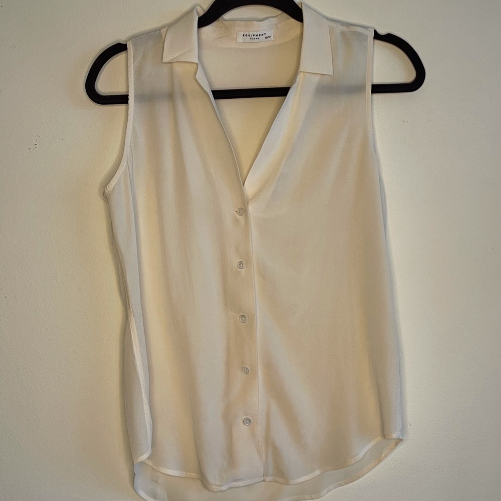 Crede colored silk button up